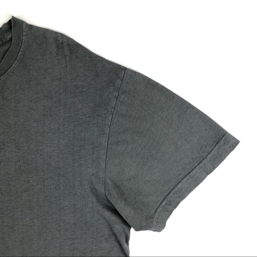 Alternative Vintage Soft Basic Dark Grey Tee - image 8